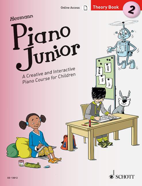 Piano Junior Theory Book 2 - Piano by Heumann Schott ED13812