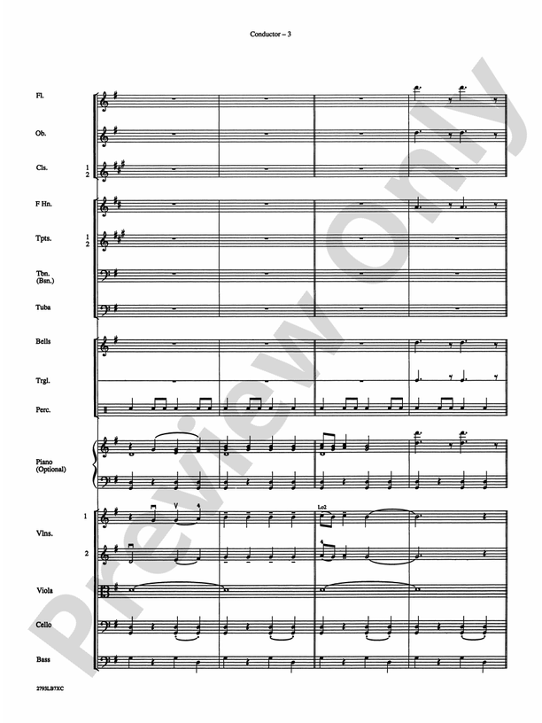 The Little Drummer Boy – Full Orchestra Conductor Score & Parts (Digital Download)