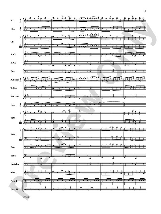Pablo! - Concert Band Conductor Score & Parts (Digital Download)