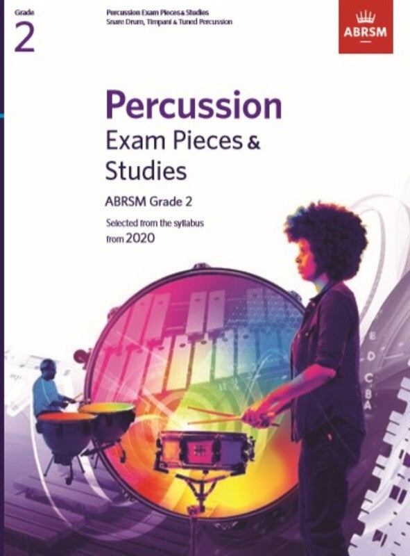 ABRSM Percussion Pieces & Studies from 2020 Grade 2 - ABRSM ABRSM 9781786012944