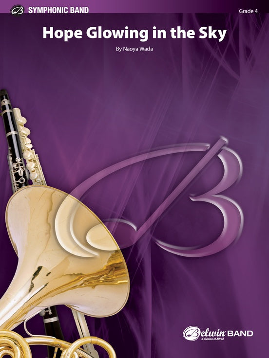 Hope Glowing in the Sky - Concert Band Conductor Score & Parts(Digital Download)