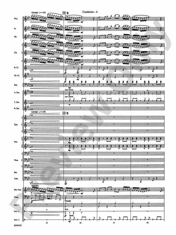 Through the Vulcan's Eye - Concert Band Conductor Score & Parts (Digital Download)