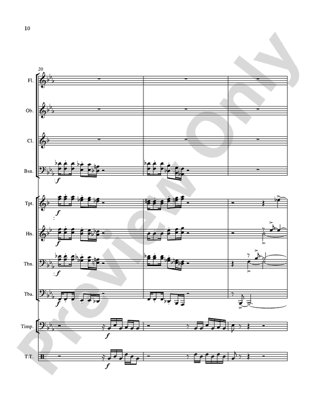 Chautauqua West - Concert Band Conductor Score & Parts (Digital Download)
