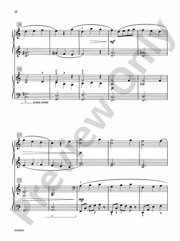 Miniature Concerto - 2 Pianos, 4 Hands (Digital Download)