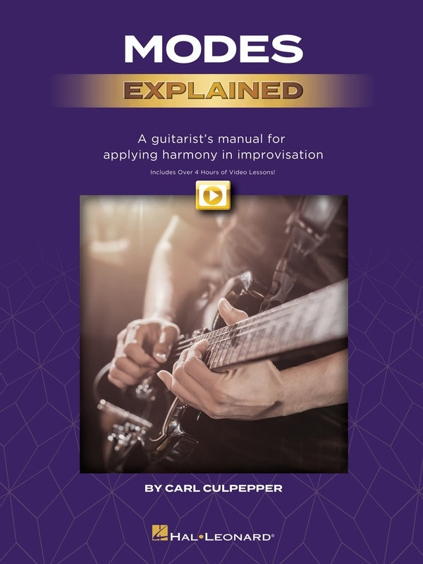 Modes Explained - Guitar Book/Video Access Online Hal Leonard 300355