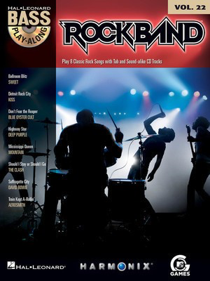 Rock Band - Bass Play-Along Volume 22 - Bass Guitar Hal Leonard Bass TAB with Lyrics & Chords /CD