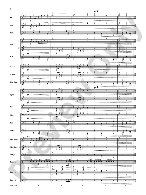 Escapade at Twilight - Concert Band Conductor Score & Parts (Digital Download)