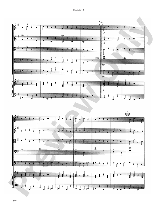 Classics from Merle Isaac – String Orchestra Conductor Score & Parts (Digital Download)