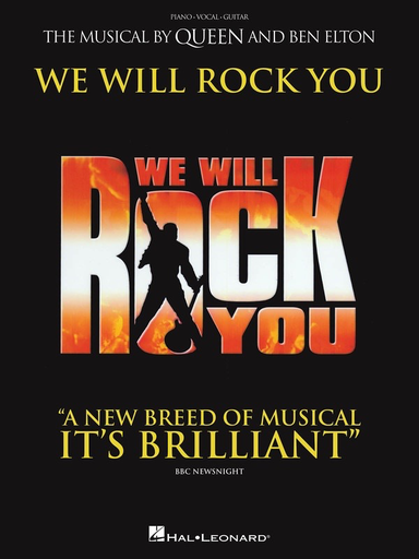We Will Rock You Musical by Queen and Ben Elton - PVG - Hal Leonard