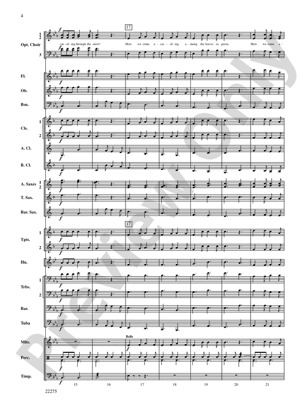 Christmas, Here We Come! - Concert Band Conductor Score & Parts (Digital Download)