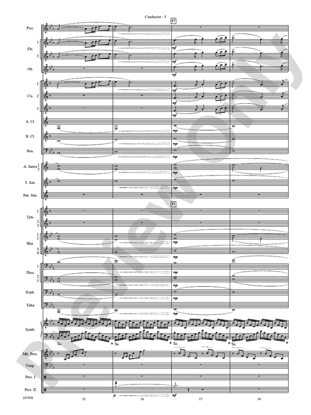 Harry Potter and the Goblet of Fire, Symphonic Suite from - Concert Band Conductor Score & Parts (Digital Download)
