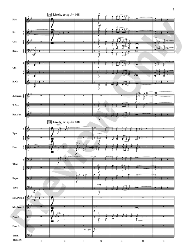 Reluctant Joys - Concert Band Conductor Score & Parts (Digital Download)