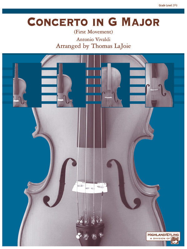 CONCERTO IN G STR ORCH GR 3.5 VIVALDI/ARR.LAJOIE