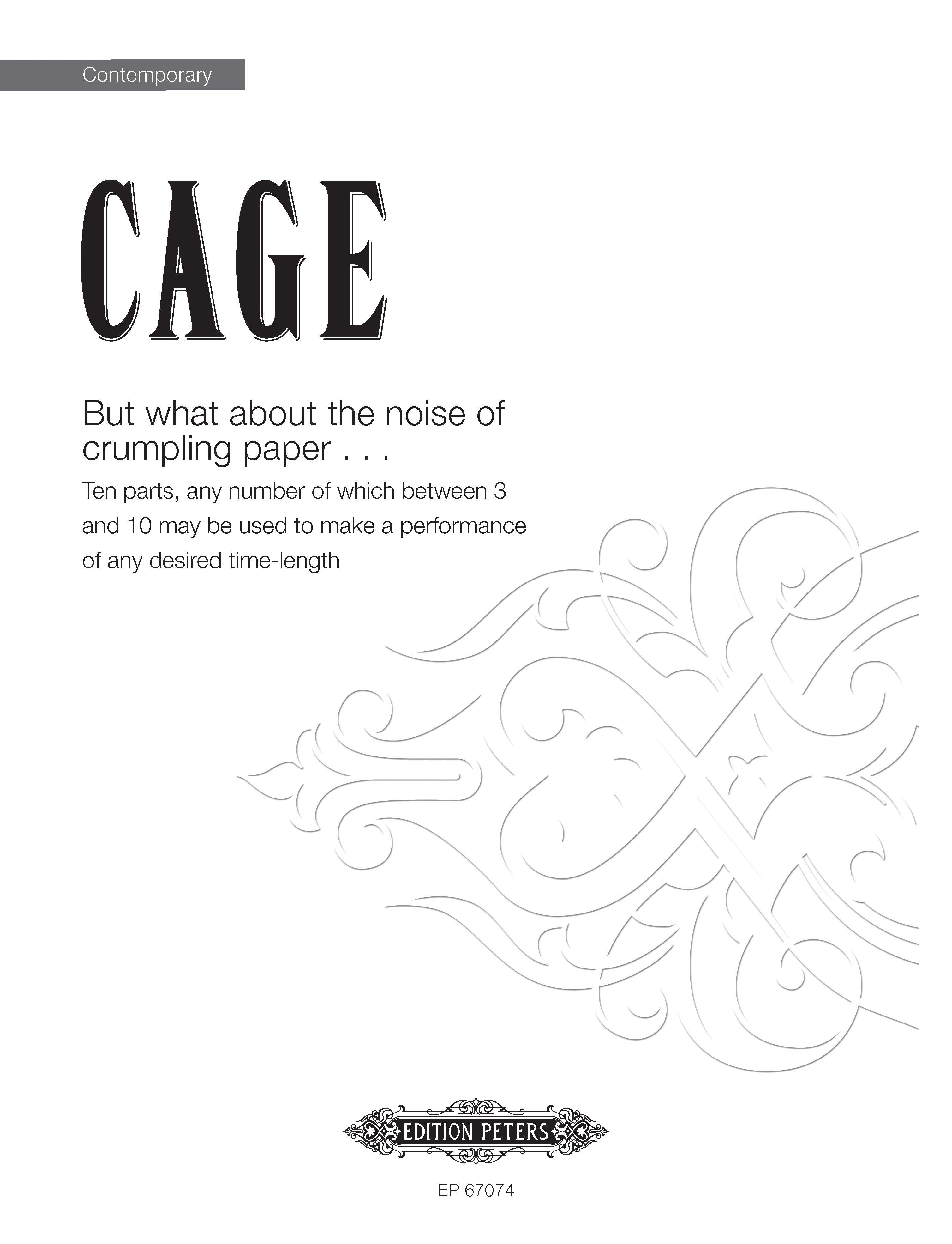 But What About The Noise Of Crumpling Paper... - Percussion (Digital Download)