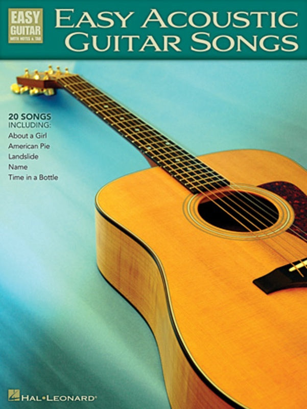 Easy Acoustic Guitar Songs - Easy Guitar Notes/Tablature Hal Leonard 702257