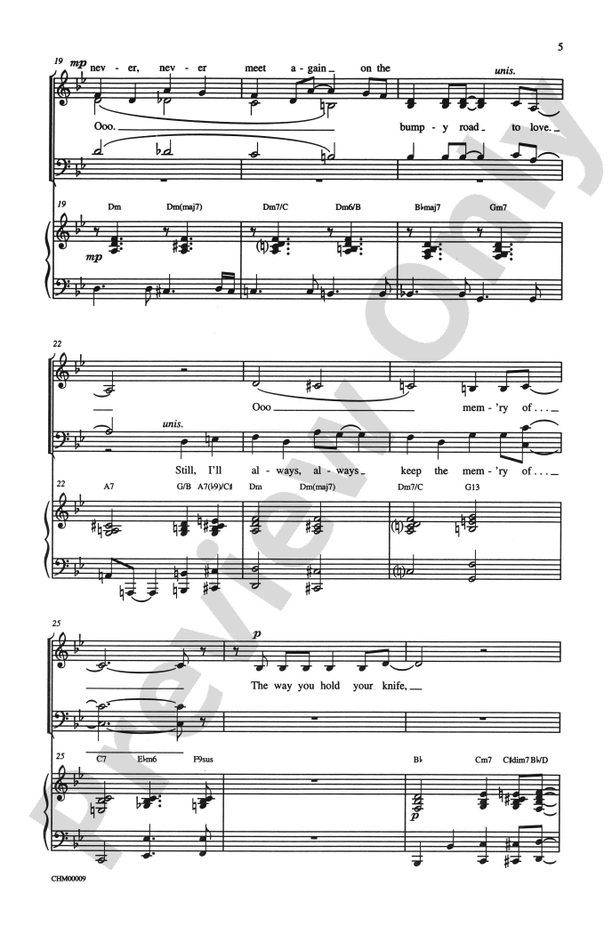 They Can't Take That Away from Me - SATB Choral Octavo (Digital Download)