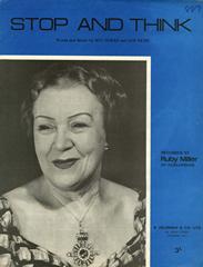 Stop And Think - Ruby Miller - PVG (Digital Download)