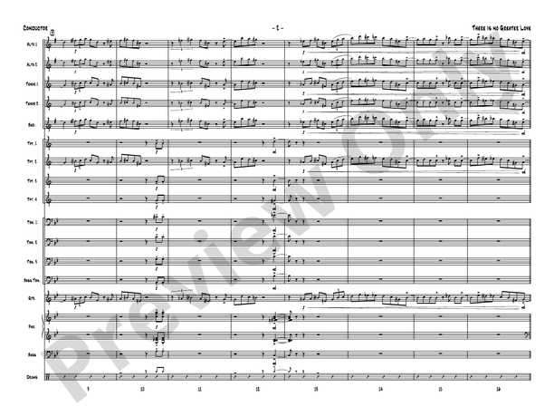 There Is No Greater Love - Jazz Ensemble Conductor Score & Parts (Digital Download)