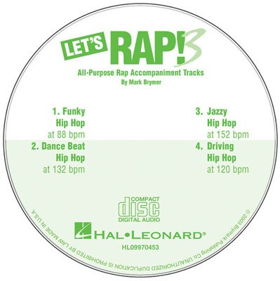 Let's Rap! 3 - All-Purpose Rap Accompaniments - Mark Brymer - Hal Leonard Accompaniment CD CD