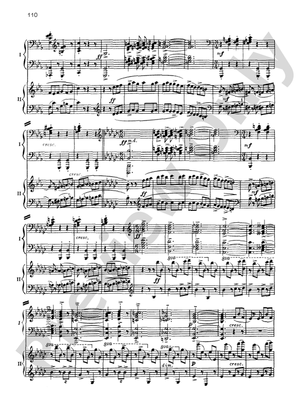 Suite No. 2, Opus 17 - IV. Tarantelle - 2 Pianos, 4 Hands (Digital Download)