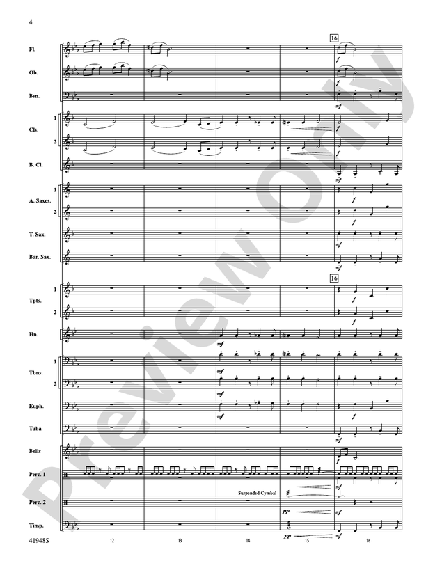 Sails - Concert Band Conductor Score & Parts (Digital Download)
