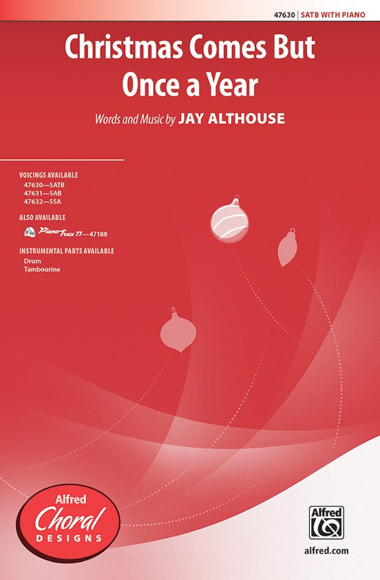 Christmas Comes But Once a Year – SATB Choral Octavo (Digital Download)