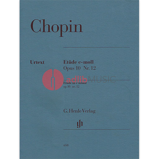 Chopin - Etude Op10 #12 CMin - Piano Solo Henle HN658