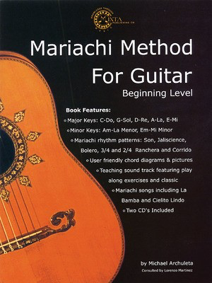 Mariachi Method for Guitar - Beginning Level Œ‡ English Edition - Guitar Michael Archuleta Hal Leonard /CD