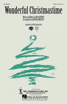 Wonderful Christmastime - SSA Alan Billingsley Hal Leonard Choral Score Octavo