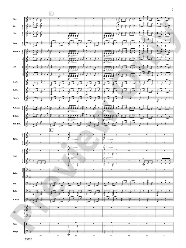 March and Cortege of Bacchus - Concert Band Conductor Score & Parts (Digital Download)
