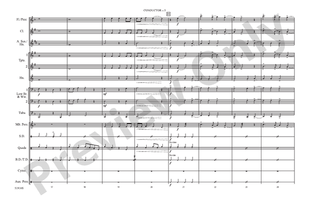 Bad Blood – Marching Band Conductor Score & Parts (Digital Download)