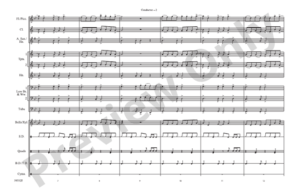 Hot Stuff – Marching Band Conductor Score & Parts (Digital Download)