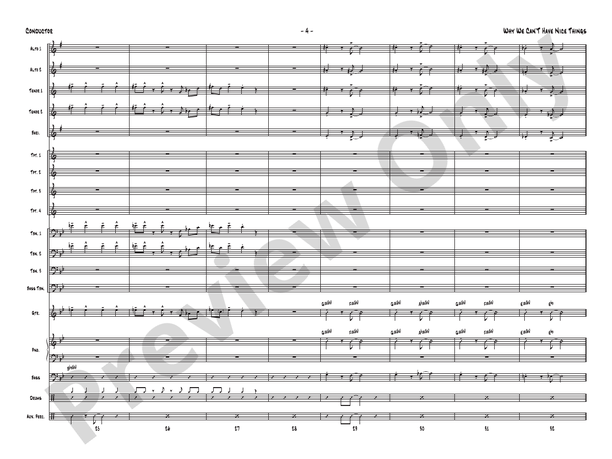 Why We Can't Have Nice Things (Gordon Goodwin Series) - Jazz Ensemble Conductor Score & Parts (Digital Download)