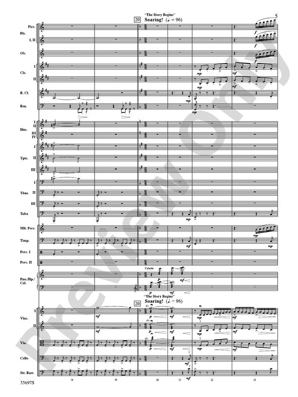 Harry Potter and the Half-Blood Prince, Concert Suite from – Full Orchestra Conductor Score & Parts (Digital Download)