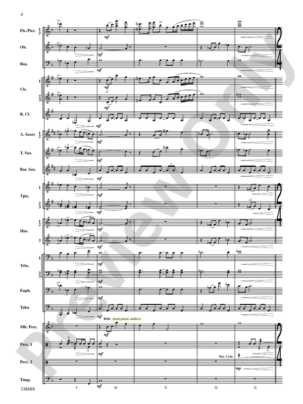 Memor Vita! - Concert Band Conductor Score & Parts (Digital Download)