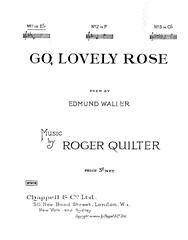 Go, Lovely Rose (Archive) - Eb Major Vocal/Piano (Digital Download)