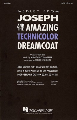 Joseph and the Amazing Technicolor Dreamcoat (Medley) - Andrew Lloyd Webber|Tim Rice - SAB Roger Emerson Hal Leonard Choral Score Octavo