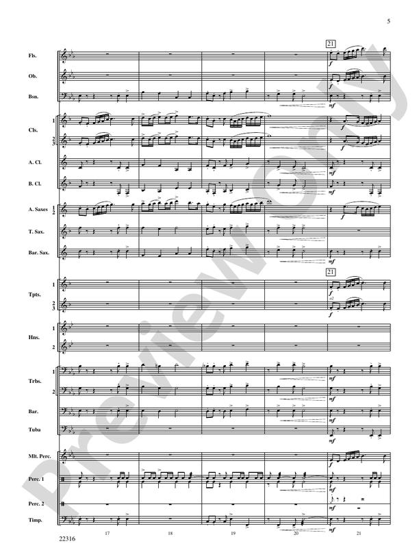 For Those Who Have Gone Before - Concert Band Conductor Score & Parts (Digital Download)