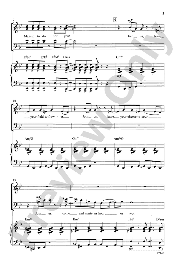 Magic to Do (from Pippin) – SATB Choral Octavo (Digital Download)