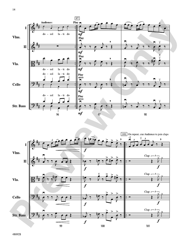From Darkness, Joyful Sounds Are Born - String Orchestra Conductor Score & Parts (Digital Download)