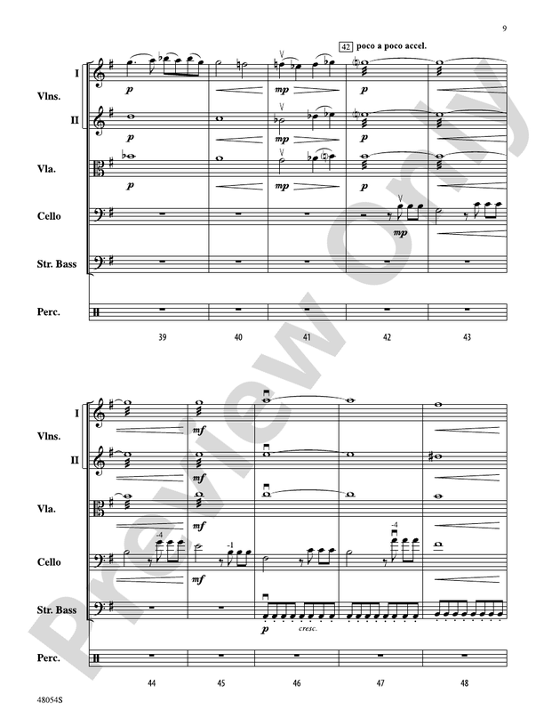 V - String Orchestra Conductor Score & Parts (Digital Download)