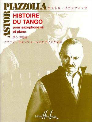 Piazolla - Histoire Du Tango - Tenor Saxophone Lemoine 26820HL