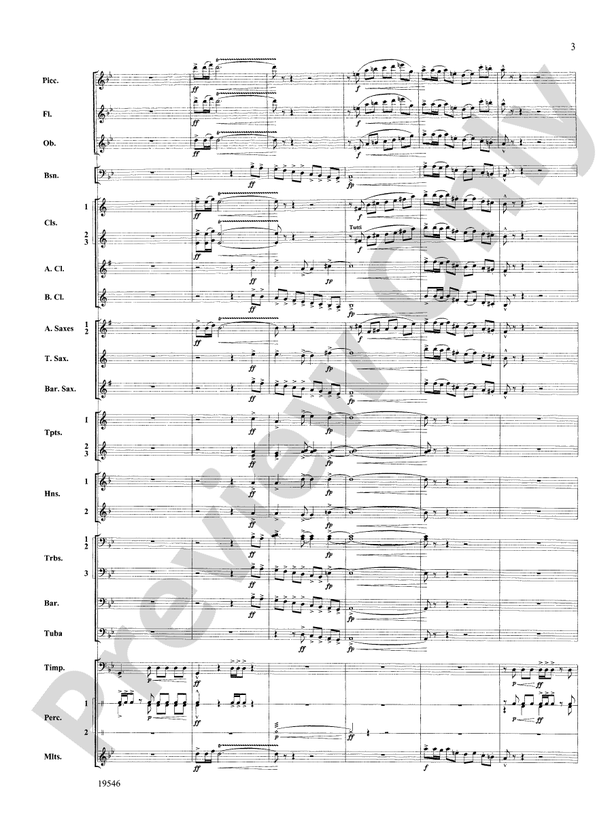 Legend of the Saura - Concert Band Conductor Score & Parts (Digital Download)