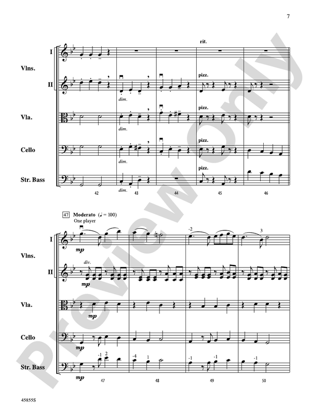 Midnight Howl - String Orchestra Conductor Score & Parts (Digital Download)