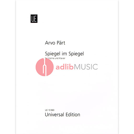 Spiegel Im Spiegel Violin/Piano