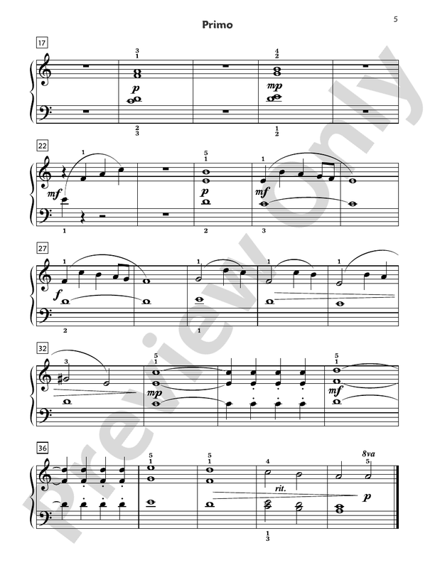 Premier Piano Course, Duet 2B - 1 Piano, 4 Hands (Digital Download)