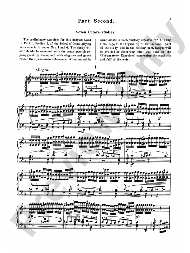 Kullak - School of Octave-Playing (Volume II) - Piano Solo (Digital Download)