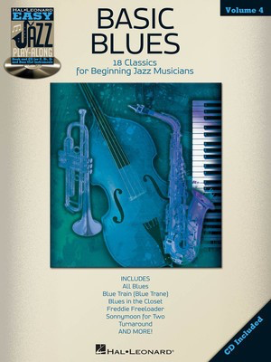 Basic Blues - Easy Jazz Play-Along Volume 4 - Various - Bb Instrument|Bass Clef Instrument|C Instrument|Eb Instrument Hal Leonard Lead Sheet /CD