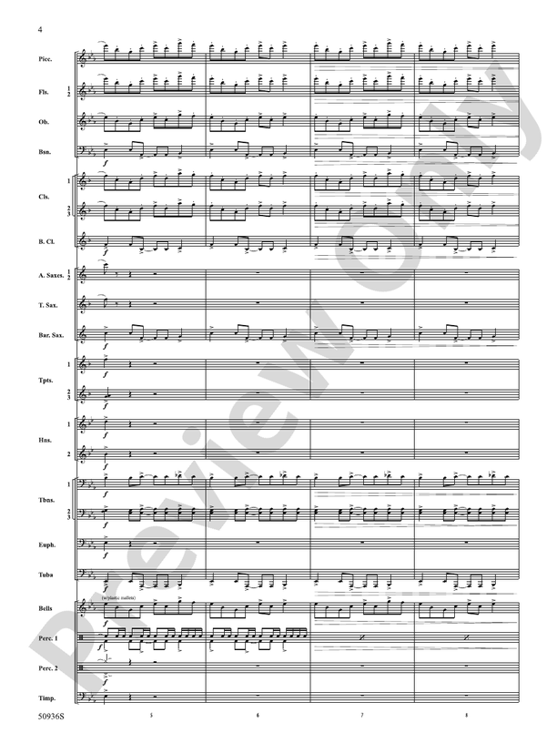 Soundtrack 823 – Concert Band Conductor Score & Parts (Digital Download)