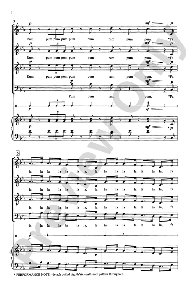 Four Nutcracker Favorites – SATB a cappella Choral Octavo (Digital Download)